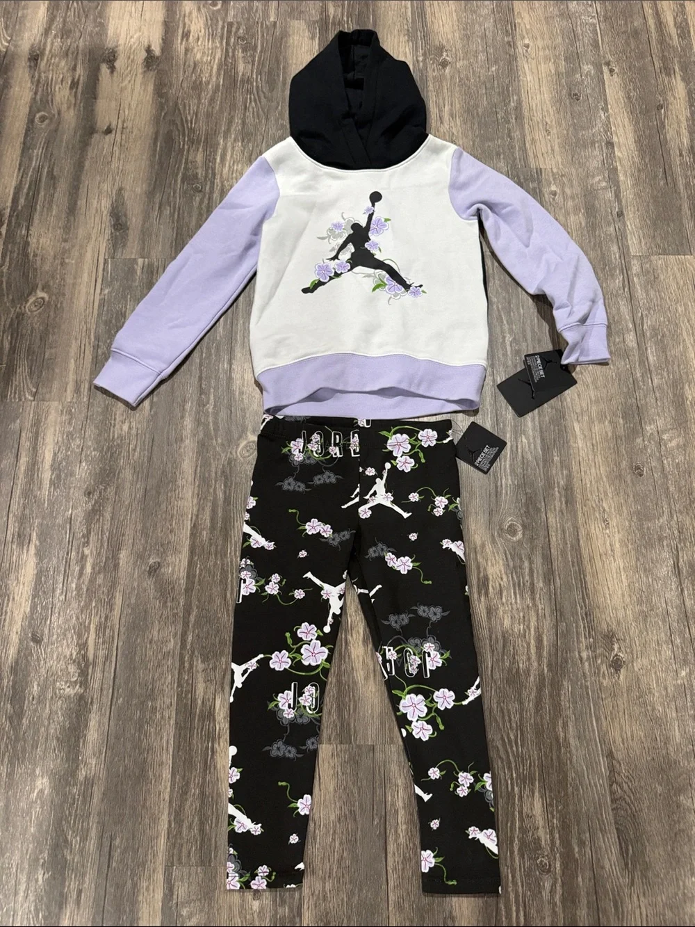 Jordan kids hoodie and Leggings set